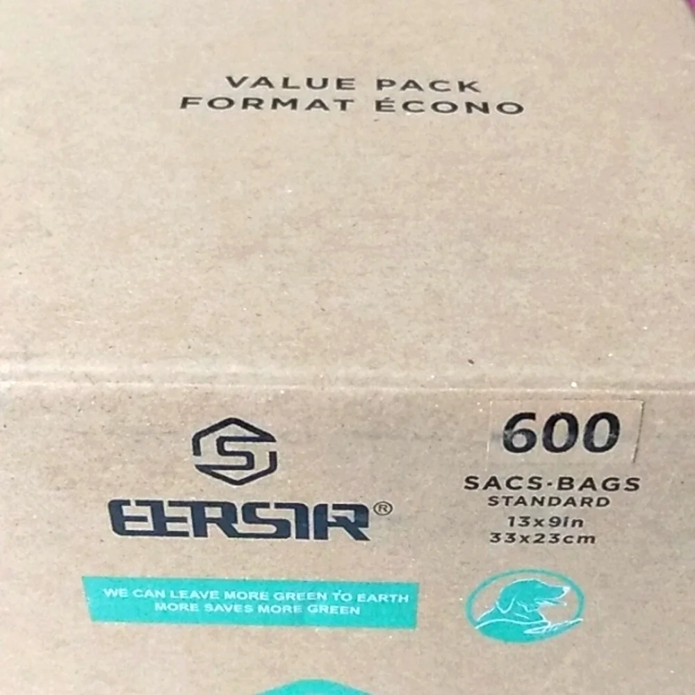 ETERSTAR ECO FRIENDLY PET WASTE BAGS 600 COUNT SIZE 13